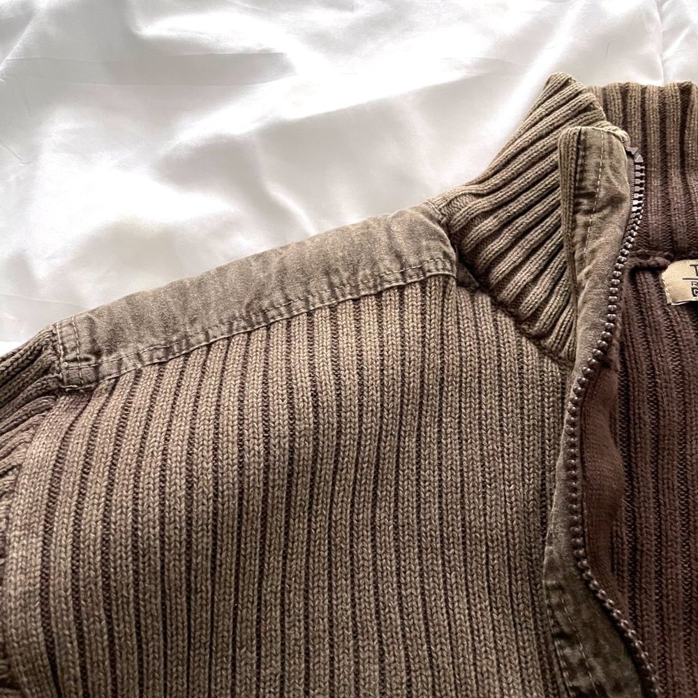 Trilogy Brown Cargo Outfitters Zip Up - Picture 3 of 4
